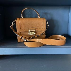 Michael Kors Leather Jayne Crossbody Bag
